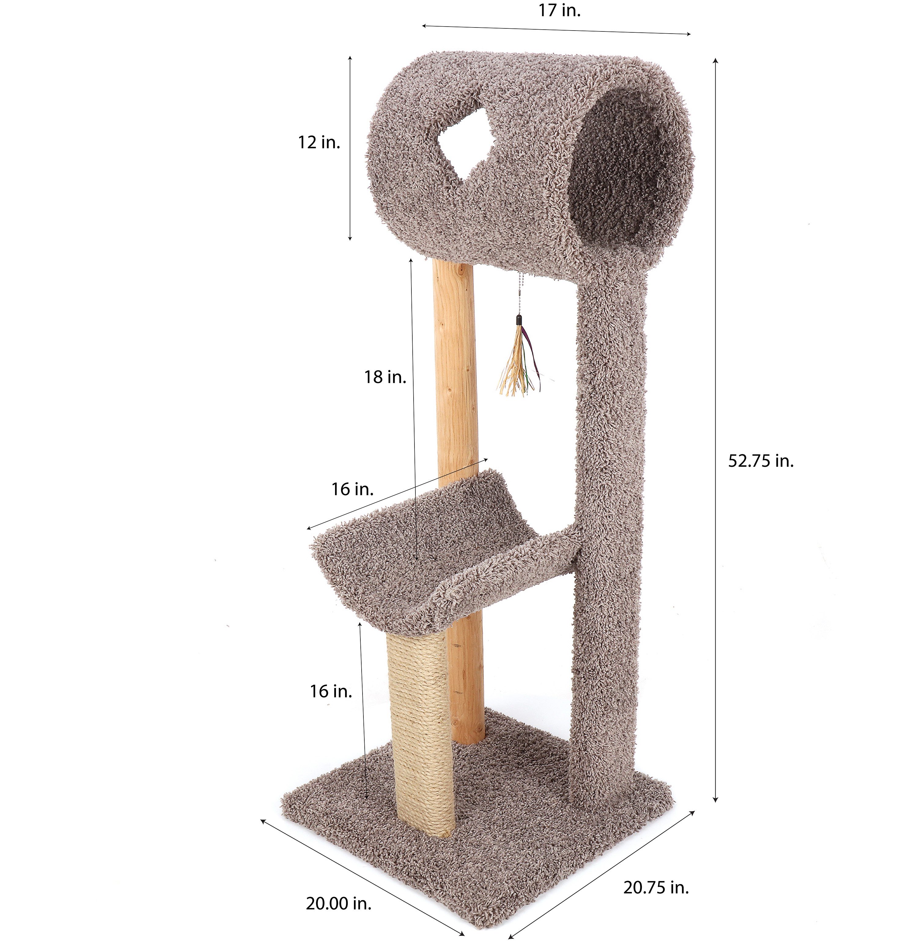 Whisker city cozy hot sale inn cat tree