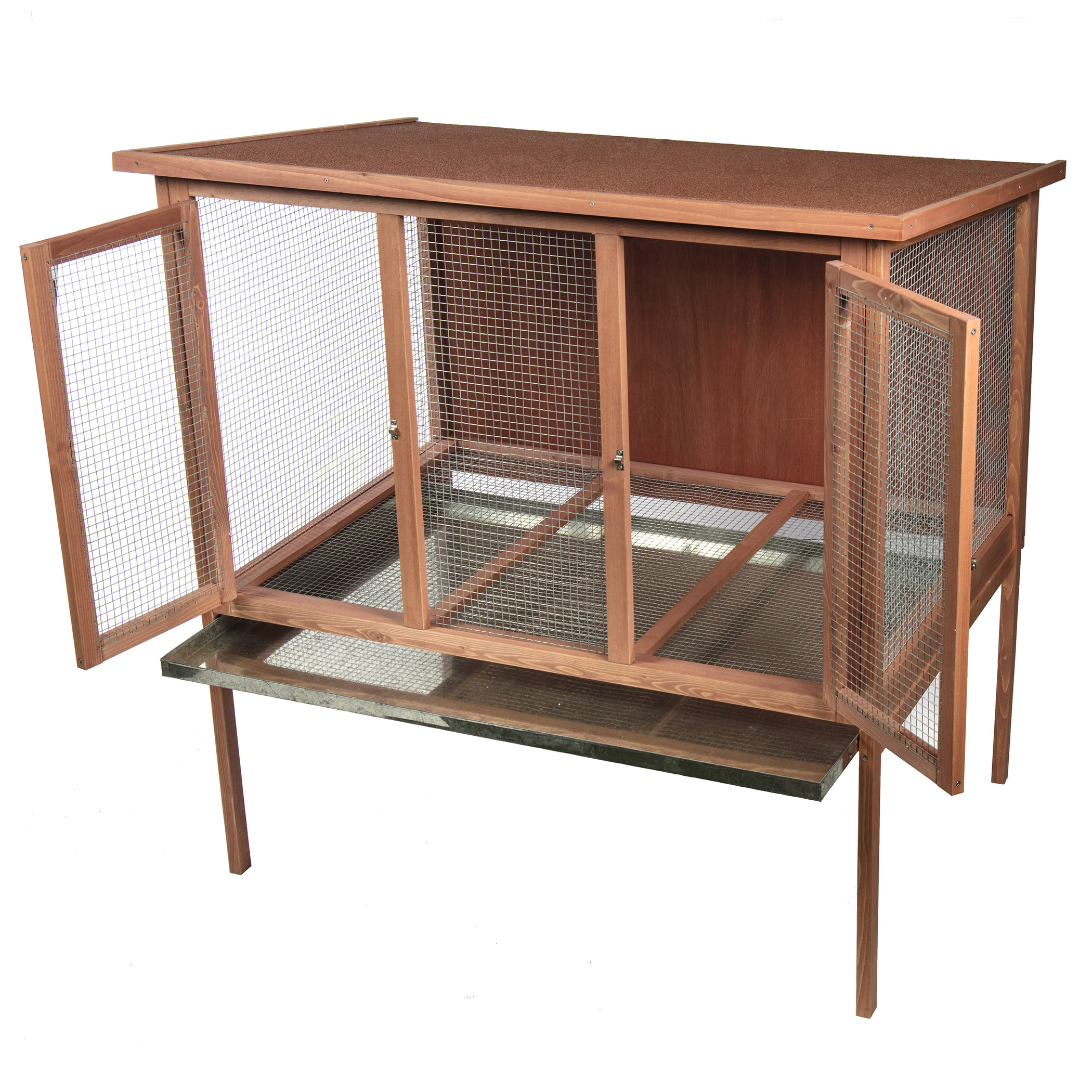 Twin 2024 rabbit hutch