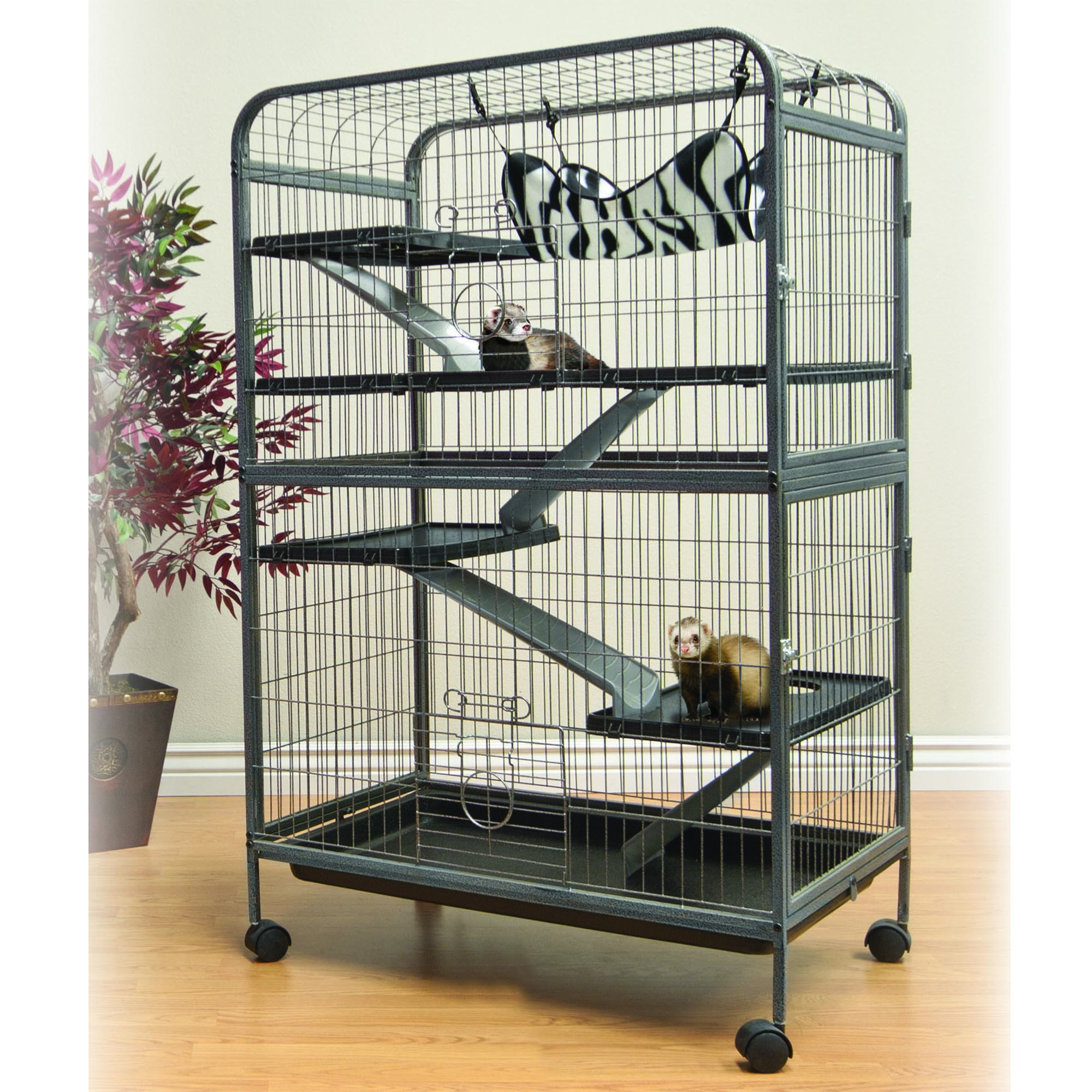 Ferret cage with tubes best sale