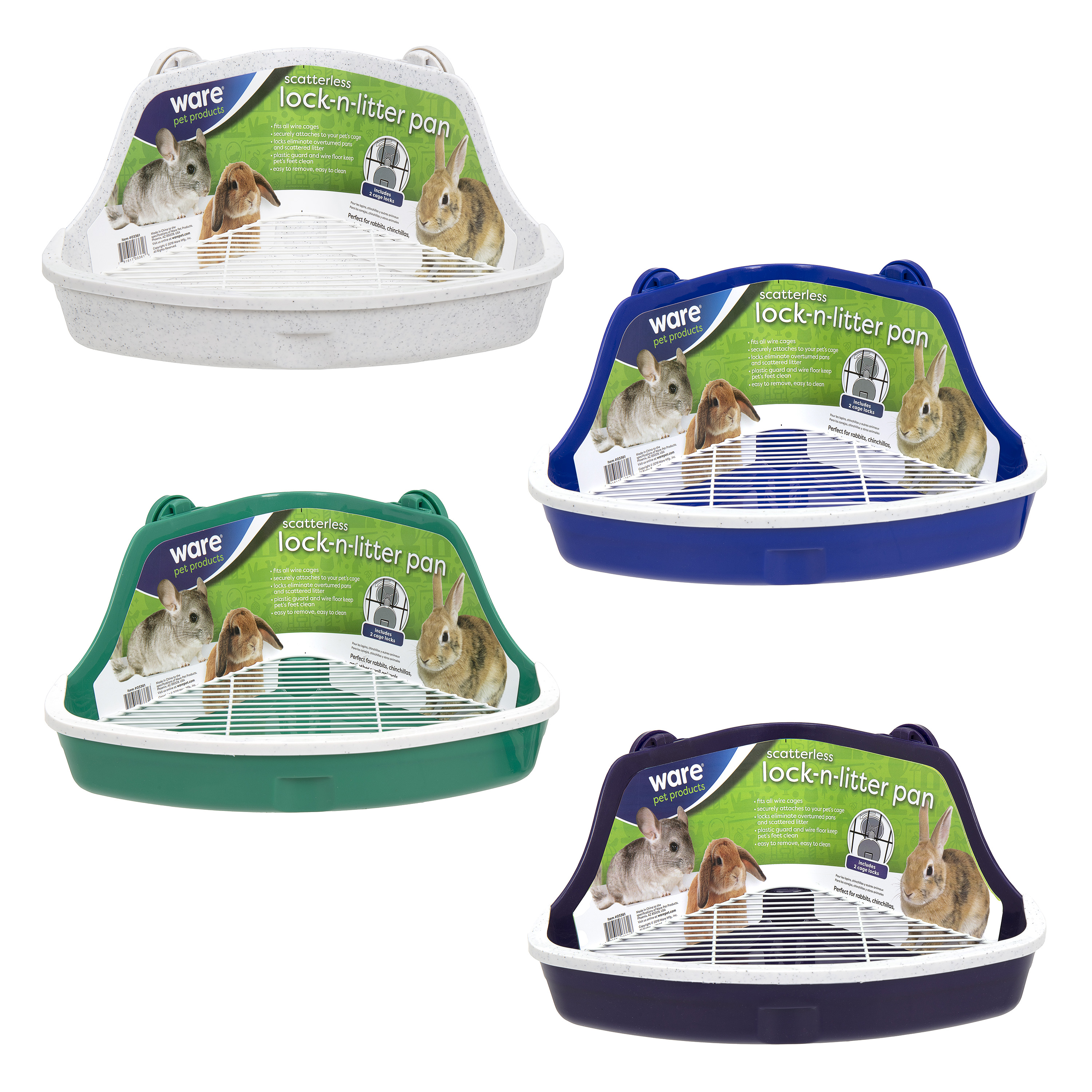 Scatterless Lock-N-Litter Pan - 03361 - Ware Pet Products