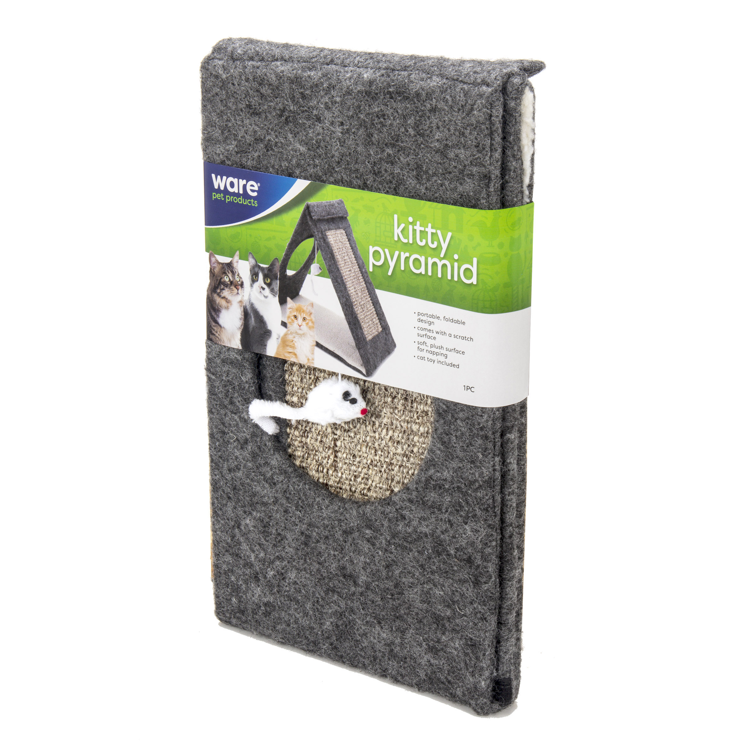 Pyramid cat hot sale scratcher