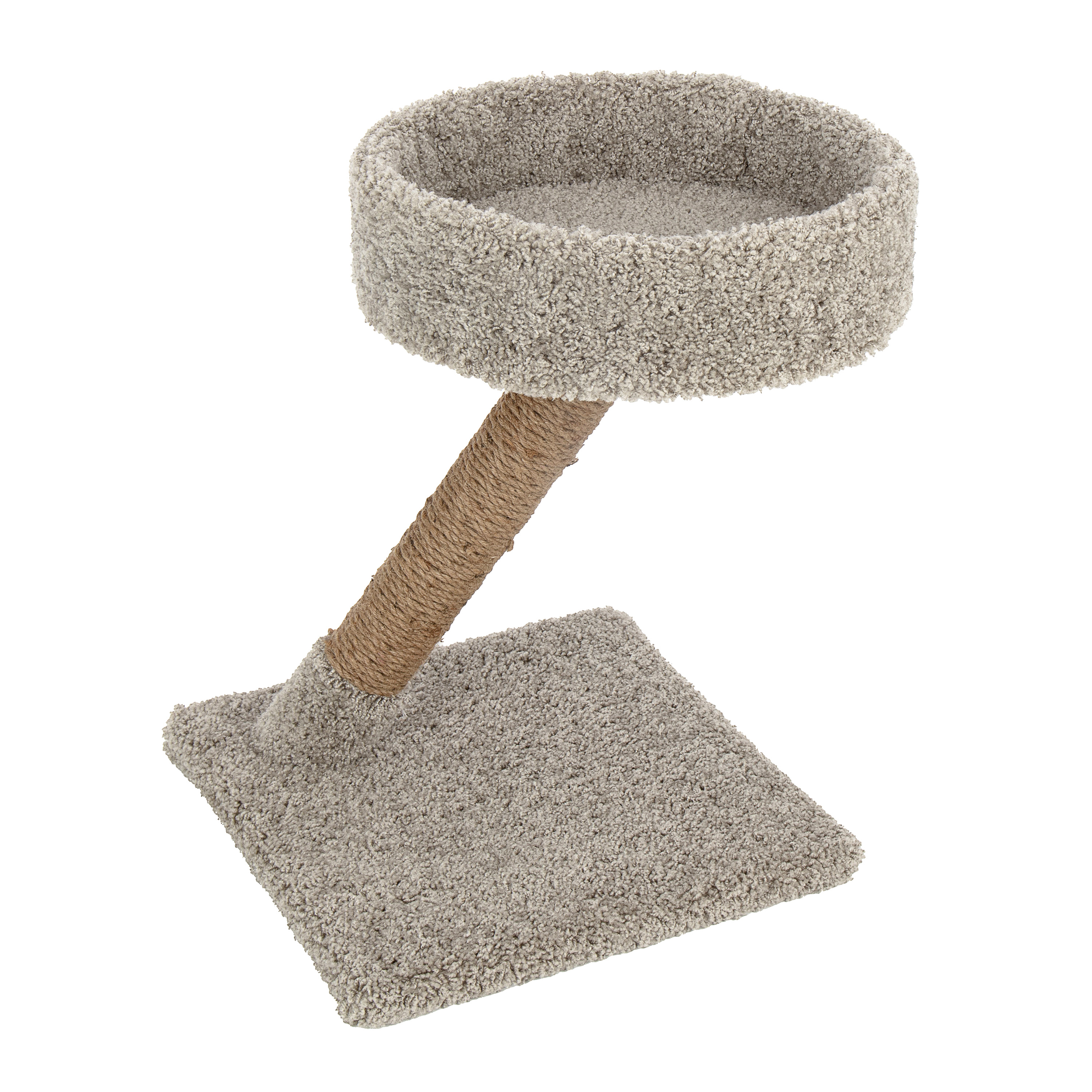 Slanted cat scratching sales post