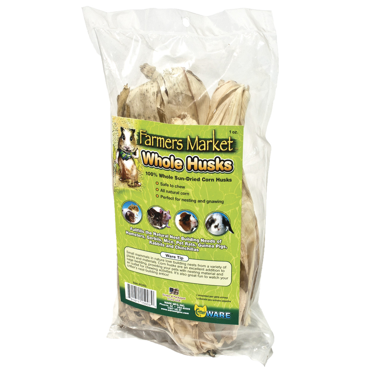 Nature s Nests Cornhusk Lg USA 15003 Ware Pet Products